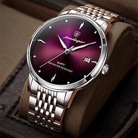 The new POEDAGAR/ P868 brand men's watch waterproof glow-in-the-dark slim calendar quartz watch is a hit with foreign trade
