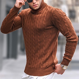 Men's Turtleneck Sw…