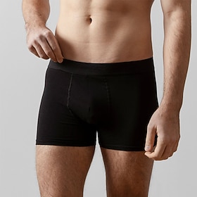 Per uomo 5 pezzi Boxer Slip Biancheria intima Mutandine Base Boxer 95% Cotone Morbido Traspirante Colore Puro Misura del girovita medio Blu Nero