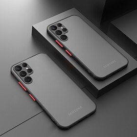 Phone Case For Samsung Galaxy S25 S24 S23 S22 S21 FE S21 Ultra Plus A14 A54 A53 A33 Classic Series Bumper Frame Full Body Protective Dustproof Solid Colored Ac