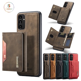 Handy Hülle Handyhüllen Für Samsung Galaxy S25 S24 S23 S23 FE S22 S21 Ultra Plus A73 A53 A33 A13 Brieftaschenhülle Abnehmbar Geldbörse Magnetisch PU-Leder