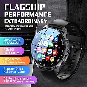 IMosi V18 Reloj Inteligente 1.43 Pulgada Smartwatch Reloj Elegante Bluetooth 4G Podómetro Recordatorio De Llamadas Monitor De Pulso Cardiac