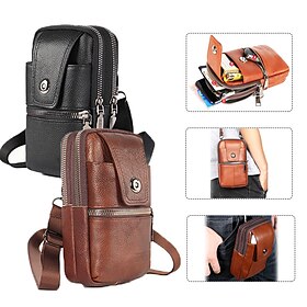 1 Pack Belt Pouch / Belt Bag Clip On Phone Case Portable Zipper Large Capacity Phone Case Dry Bag Mobile Rain Cover for For iPhone 14 Pro Max 13 12 Mini 11 Sam