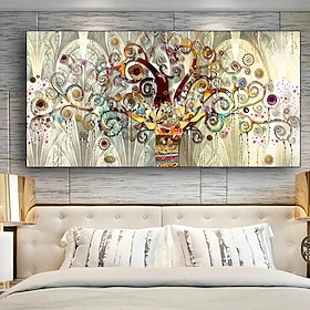 1pc Tree Of Life By Gustav Klimt Landscape Wall Art Canvas Scandinavian Posters And Prints Modern Wall Art Picture For Living Room No Frame