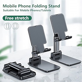 Foldable Mobile Phone Holder Stand Retractable Adjustable Phone Holder Cradle For IPhone 13 12 11 Pro Max X IPad And All Smartphones Adjust