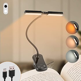 Book Lights 14 LEDs For Reading In Bed Touch Control Reading Light With 3 Colors  8 Brightness Reading Lights For Books In Bed Portable  Ad