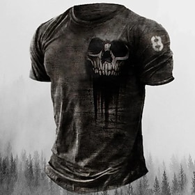 Men's Graphic Skull…
