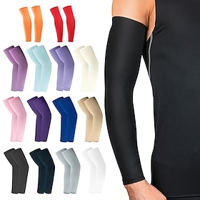 BOODUN Cycling Sleeves Sunscreen Dust Proof Sweat Wicking Comfortable Bike / Cycling Dark Grey Violet Navy For Men's Women's Adults' Outdoo