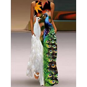 Women's Peacock Fea…