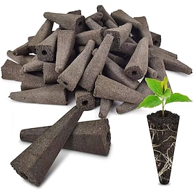 10PCS Grow Sponges, Seed Pod Kit Root Growth Sponges Replacement Seed Pods Compatible with  Hydroponics Sponges Seed Starter Sponges Refill Pods for Hydroponic