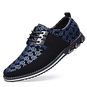 Men's Oxfords Derby Shoes Leather Shoes Dress Shoes Walking Business Casual British Gentleman Office  Career Party  Evening Rubber Leather Warm Slip-on Silver