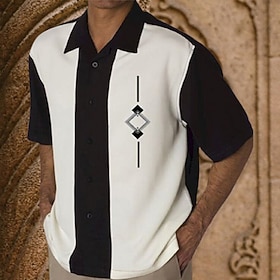 Men's Color Block S…