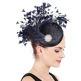 Elegante Copricapo Cappello modello Fascinators affascinante Gentildonna Costume Per donna Derby Ricevimento di matrimonio Ascot Adulti Cappello Prima