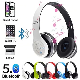 P47-Headset Kabellose Bluetooth-Stereokopfhörer Faltbarer Sportkopfhörer Mit Freisprechfunktion Unterstützt Tf-Speicherkarten-MP3-Player Fü