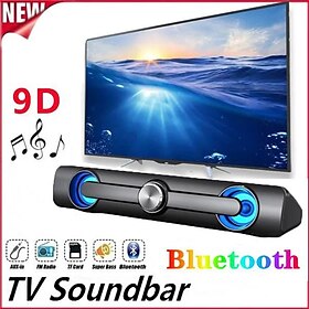 Wireless Bluetooth Soundbar Hi-Fi Stereo Speaker Upgraded Version Of High Sound Quality For SmartPhone/Tablet/Computer TVHome Theater TV St