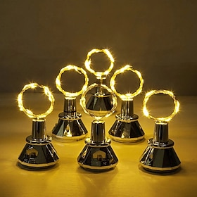 oktoberfest solaire bouteille de vin diamant liège lumières 20leds fil de cuivre extérieur étanche conte de fées guirlande lumineuse jardin mariage cour décora