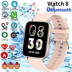 2023 Newest Intelligent Full Touch Screen Smart Watch Smartband Bluetooth Waistband With Pedometer Alarm Clock,Great Gift For Men Women Com