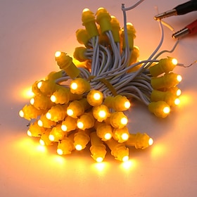 6M 100LED Led Pixel Bullet Nodes String Lights DC12V 9MM Single Color Signboard Display Lamp