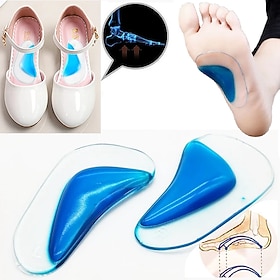 2 teile/para professionelle bogen orthese unterstützung einlegesohle fußplatte flachfuß korrigiert schuh kissen fußpflege einlage einlegesohlen silikongel