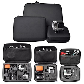 Super Anti-shock Portable Medium Storage Bag for GoPro and Other Sports Action Camera - Black