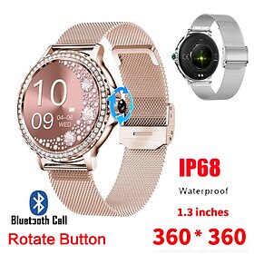 696 NX19 Smart Watch 1.3 Inch Smartwatch Fitness Running Watch Bluetooth Pedometer Call Reminder Sleep Tracker Compatible With Android IOS