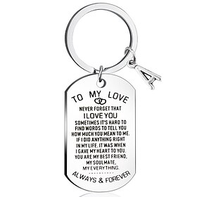 Lovely Keychain Gift for Husband/Wife - Perfect for Anniversaries Valentines Birthdays Boyfriends Girlfriends Him Her Women Men!