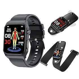 1,91 Zoll Cardica Blutzucker Smartwatch Ekg überwachung Blutdruck Körpertemperatur Smartwatch Männer Ip68 Wasserdicht Fitness Tracker