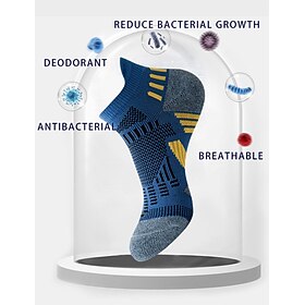 2 Pairs Men's Running Socks Low Cut Socks White Color Casual Daily Basic Medium Four Seasons Stylish Traditional Classic