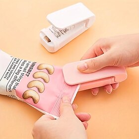 Snack Sealing Machine, Mini Small Household Plastic Sealing Machine, Moisture-proof Fresh-keeping Portable Pumping Vacuum Plastic Bag Sealing Machine