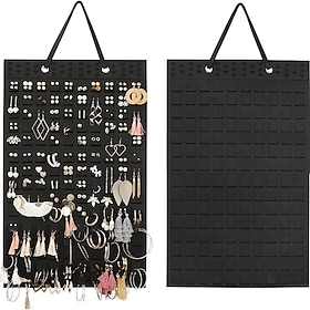 Felt Hanging Bag Earring Storage Hanging Bag Wall Hanging Jewelry Earrings Necklace Ring Storage