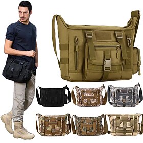 Men's Computer Bag Army Fan Camouflage Shoulder Bag Large Messenger Bag Ipad3 Men's Bag A4 Book Leisure Bag