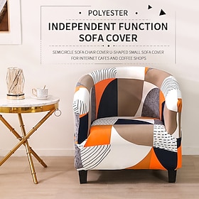 Club Chair Cover Barrel Chair Slipcover Stretch Tub Chair Slipcover, Arm Chair Sofa Cover For Dogs Pet,Washable Couch Furniture Protector Soft Durable