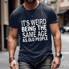 Sit Show Supervisor T shirt Tee Graphic Tee Casual Style Classic Style Letter Graphic Prints Crew Neck Clothing Apparel Outdoor Street Short Sleeve Print Fashi