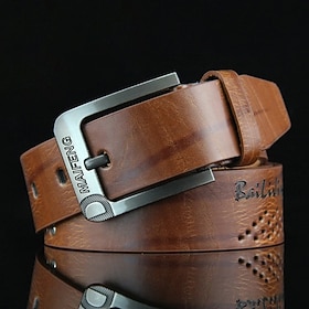 Men's Sashes Belt Men's belt Waist Belt Black Brown PU Leather Alloy Modern Contemporary Solid / Plain Color Daily Wear Vacation Casual Daily
