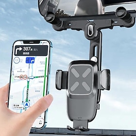 Universal Car Rearview Mirror Phone Holder Rotation Car Phone Holder Mount Stand GPS Smartphone Bracket Dropshipping