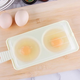 Microwave Egg Cooker, Poached Egg Egg Boiler Cute Double Egg Quick Egg Boiler Kitchen Cooking Gadgets