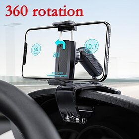 Car Phone Holder For Dash Board Portable Car Holder Mount Stand GPS Auto Clip Smartphone Stand Bracket for iPhone Samsung Xiaomi