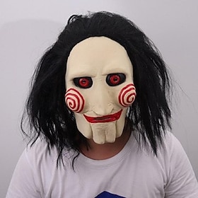 Maske Halloween Requisiten Lustig Gruseliges Kostüm Erwachsene Herren Damen Halloween Karneval Einfache Halloween-Kostüme Verkleiden