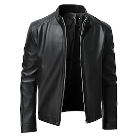 Male Faux Leather J… - image