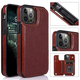 Phone Case For iPhone 17 Pro Max 17 Air 16 15 14 Pro Max Plus 13 12 11 Pro Max Mini Wallet Case Flip Cover with Stand Holder Magnetic Shockproof PU Leather