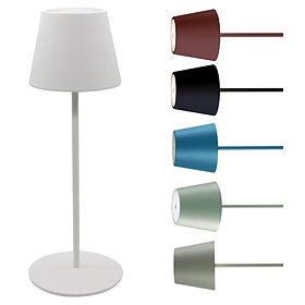 moderne led snoerloze tafellamp retro cafe sfeer lamp tafellamp touch dimmen usb opladen bar tafellamp