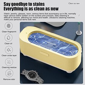 Multi-functional Cleaning Machine Jewelry Makeup Brush Glasses Cleaner Portable Mini Electric Cleaning Box