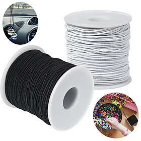 Elastische Schnur für die Herstellung von Armbändern – Cuttte 1 Rolle. Elastische Schnur für Armbänder, insgesamt 109 Yards, stabile, dehnbare Schnur für Armbä