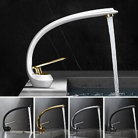 Robinet lavabo - Classique Plaqué / Finitions Peintes Set de centre Mitigeur un trouBath Taps