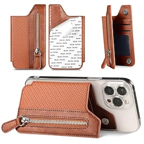 Travel Wallet Card Bag Credit Card Holder For Cell Phone Multifunctional Adhesive Phone Wallet Card Holder Cell Phone Card Case