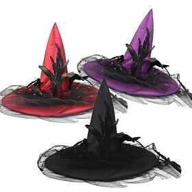 Witch Hat Adults' Women's Halloween Halloween Carnival Easy Carnival Costume for Walpurgis Night