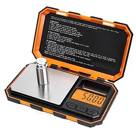 Mini-Digitalwaage, 200 g x 0,01 g, 6 Einheiten, Umrechnung, Mini-Waage mit LCD-Display, Tara-Funktion, tragbare Schmuck-Goldwaage, professionelle Banlance-Gewi