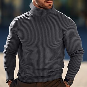 Men's Turtleneck Sw…