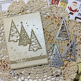 Christmas Tree Decorations Metal Cutting Dies Stencils For DIY Scrapbooking Decorative Embossing DIY Paper CardsDIY Materials