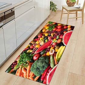 Tapis de cuisine en forme de fruits, antidérapant, résistant à l'huile, tapis de sol, intérieur et extérieur, décoration de chambre à coucher, de salle de bain
